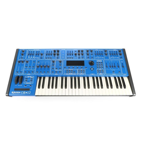 Rare Oberheim OB12 OB-12 Blue Keyboard Synthesizer Excellent w/ Latest Firmware - Picture 1 of 5